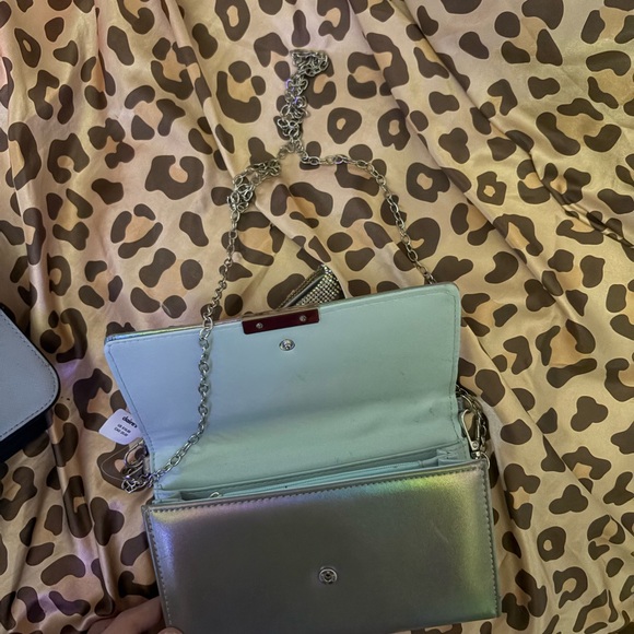 Silver Rhinestone Clutch Bag - Picture 4 of 4